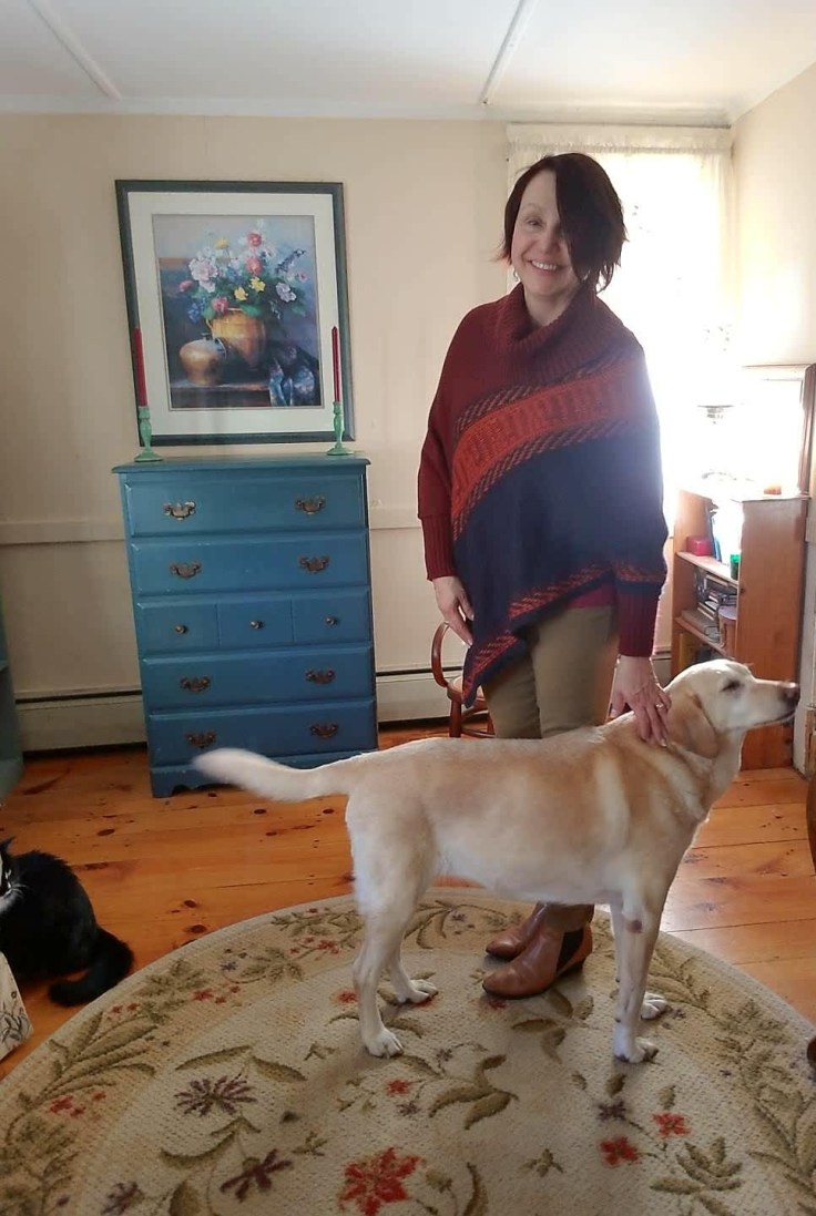 The poncho style sweater